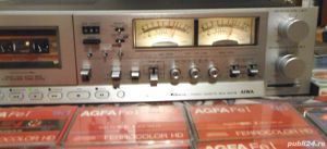 Deck AIWA AD-6900 II 3-Ferrite Head 2-Motor Metal cassette deck - imagine 6