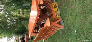 Mese, bănci, balansoare din lemn masiv  - imagine 9