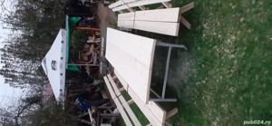 Mese, bănci, balansoare din lemn masiv  - imagine 6