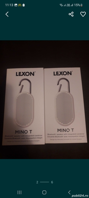 Vand boxa portabila Lexon Mino T noi sigilate - imagine 3