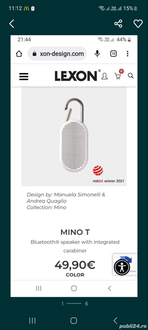 Vand boxa portabila Lexon Mino T noi sigilate