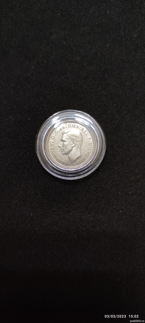 Moneda argint 3 Pence, AUSTRALIA, 1942 - imagine 4