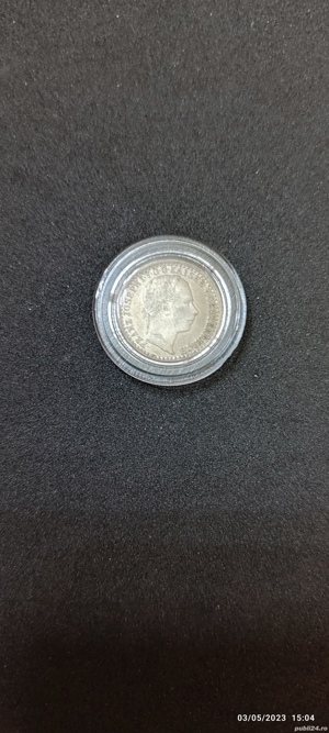 Moneda argint 5 Kreuzer, AUSTRIA, 1858 - imagine 4