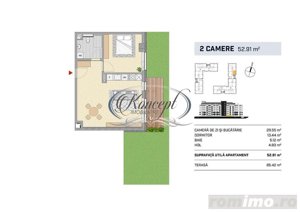 Apartament superfinisat cu gradina - imagine 2