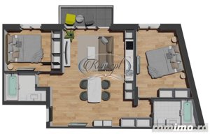 Apartament nou, cu CF, zona VIVO - imagine 2