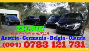 Transport persoane colete bagaje Romania Austria Germania plecari ZILNICE de la adresa la destinatie
