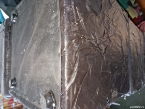 Taburet tapitati din piele