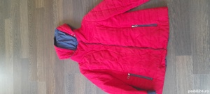 Vand geaca de dama, culoare rosu coca cola - imagine 4