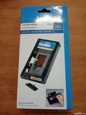 caseta adaptor adaptoare VHS C-->VHS & S-VHS C-->S-VHS