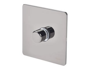 Variator lumina Schneider Electric - Ultimate screwless flat plate Black Nickel - GU6412CBN 