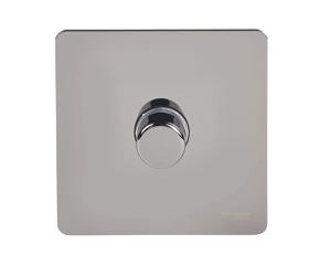 Variator lumina Schneider Electric - Ultimate screwless flat plate Black Nickel - GU6412CBN  - imagine 2