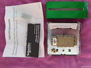 Variator lumina Schneider Electric - Ultimate screwless flat plate Black Nickel - GU6412CBN  - imagine 3