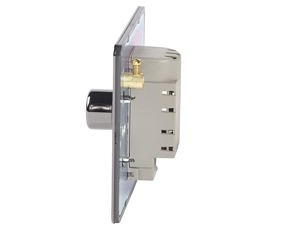 Variator lumina Schneider Electric - Ultimate screwless flat plate Black Nickel - GU6412CBN  - imagine 6