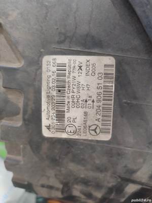 set far halogen mercedes c class w204 - imagine 5