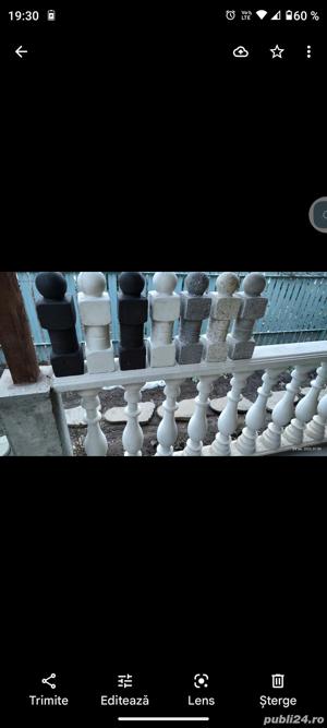 Stâlpișori mozaic alb