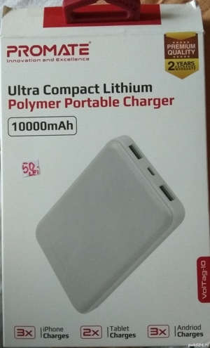 Baterie externă universală. Marca: PROMATE VolTag-10 