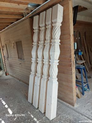 Stalpi sculptati din lemn,pentru terase,foisoare