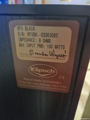 boxe klipsch rf-5 - imagine 4