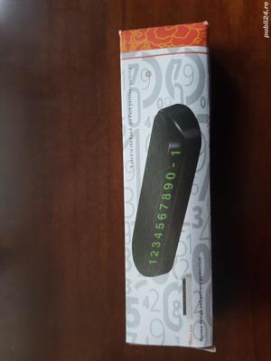 Card suport parcare temporară 