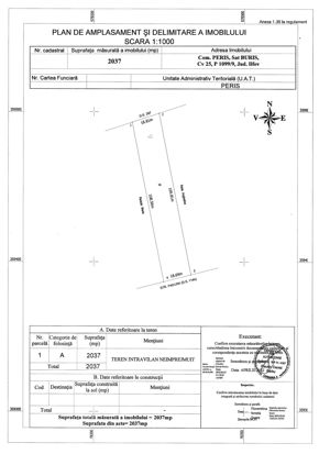 Teren intravilan 2030mp Scrovistea, comuna Peris, judetul Ilfov - imagine 2