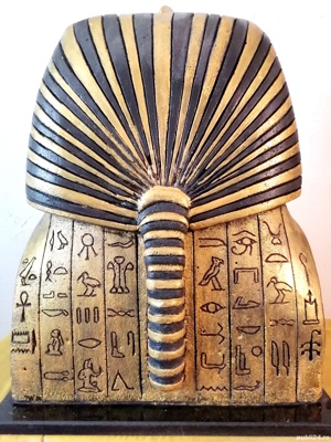 sculptura bust Tutankamon obiect decorativ - imagine 8