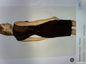 Rochie damă Guess by Marciano   Neagră  marime S(40) - imagine 5