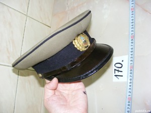 Șapcă ofițer român, anul 1983 (cod  170)  - imagine 9