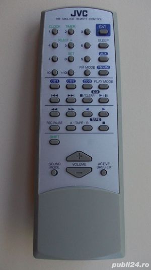 Telecomanda JVC audio Rm-Rx620 Rxc7k Rxqn1e Rxuc40rwt Se3 Se45u Se5 Ses20u Sme38 Smxj10e Smxj75r  - imagine 9