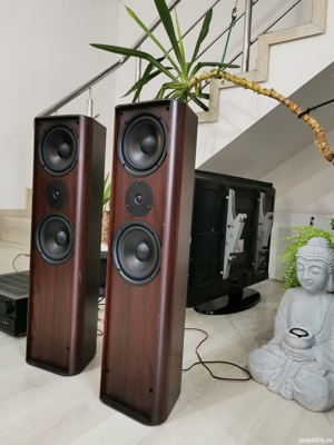 Boxe Eltax Jubilee 70 100 W rms cireș made in Danemark 