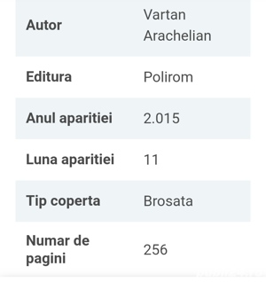 Volum de Vartan Arachelian. La capătul nopții  - imagine 2