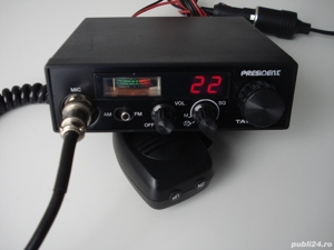 Statie CB President TAYLOR 3 cu ASC(Automatic Squelch Control) - imagine 2