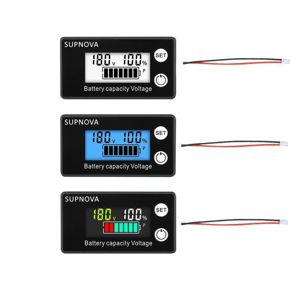 Voltmetru 8-100V - DC si indicator capacitate baterie 0-100%