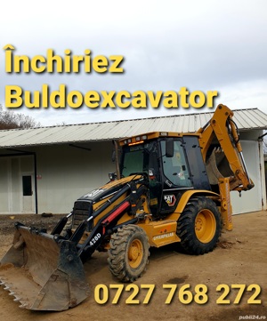 Buldoexcavator  de inchiriat 