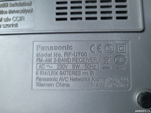 Panasonic RF-U700 radio FM/AM - imagine 6