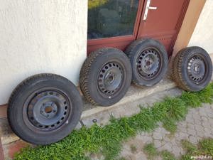 jante cu anvelope VW 195/65/R15 M+S iarna DOT 2018 VW Golf 5 6 7 Touran Caddy Passat 5x112 ET 47 etc - imagine 8