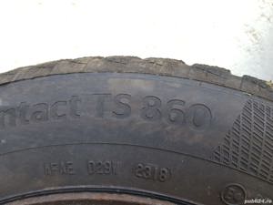 jante cu anvelope VW 195/65/R15 M+S iarna DOT 2018 VW Golf 5 6 7 Touran Caddy Passat 5x112 ET 47 etc - imagine 6