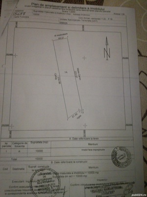 De vânzare 2 parcele de teren   in Șimian, jud Mh.  - imagine 2