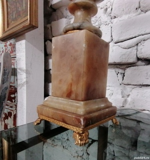 Veioze vechi din marmura / Lampi/ Lampadare - imagine 6