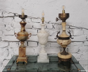 Veioze vechi din marmura / Lampi/ Lampadare - imagine 4