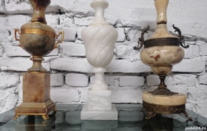 Veioze vechi din marmura / Lampi/ Lampadare - imagine 8