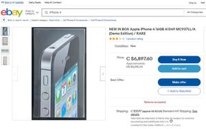 Antic iPhone 4 negru editie RARA - imagine 5