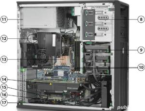 Workstation HP Z 420, multimedia cu interfeta si audio de studio,xeon octacore 16 thread,64gb ram. - imagine 4