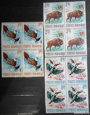 Bloc timbre  Animale Ocrotite în România , bloc de 4 - 1977 - imagine 2
