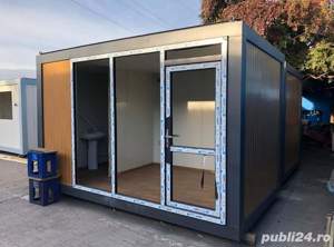vand containere tip birou  vitrina șantiere 