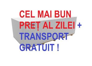 Vând plăci gips-carton - preț excelent + transport gratuit!