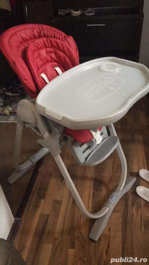 Scaun de masa Chicco Polly Magic Relax, Red Passion, 0luni+ - imagine 3