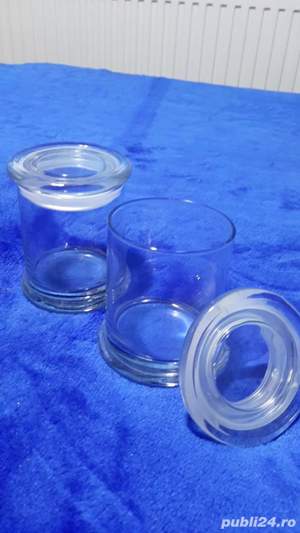 Recipiente sticla transparenta
