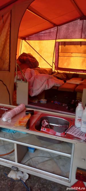 rulota remorca tip cort extensibil cu bucatarie