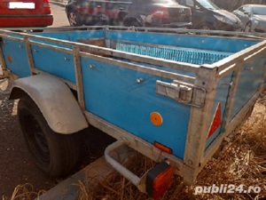 Remorcă 750 kg, monoaxă, basculabilă, imnatriculata - imagine 4