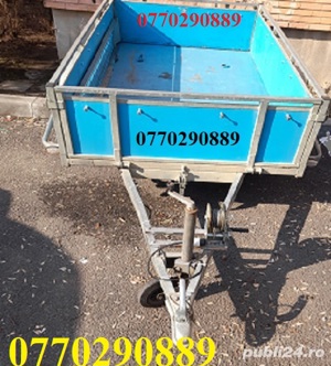 Remorcă 750 kg, monoaxă, basculabilă, imnatriculata - imagine 2